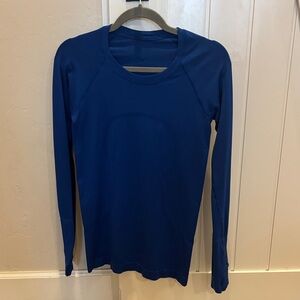 lululemon athletica Deep Blue Long Sleeve Top